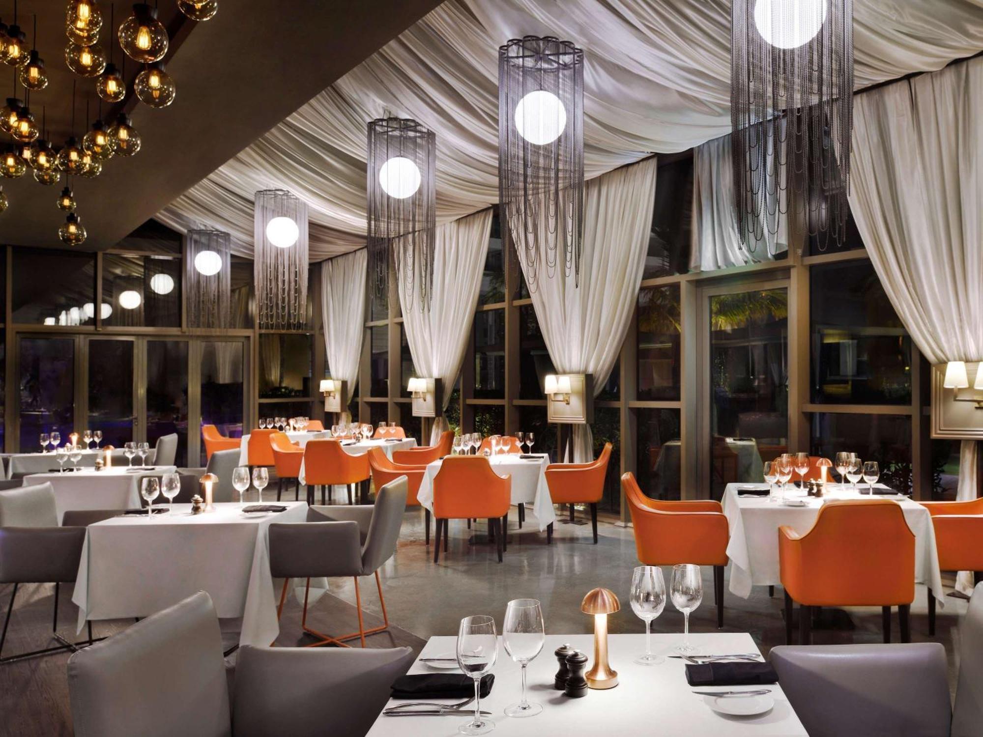 Mövenpick Hotel Jumeirah Beach Dubai Bagian luar foto The restaurant